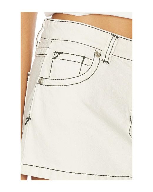 A.Brand White 99 Skirt