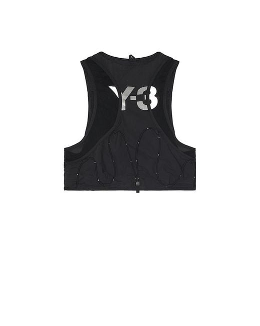 Y-3 Y-3 Run Vest in Black for Men | Lyst UK