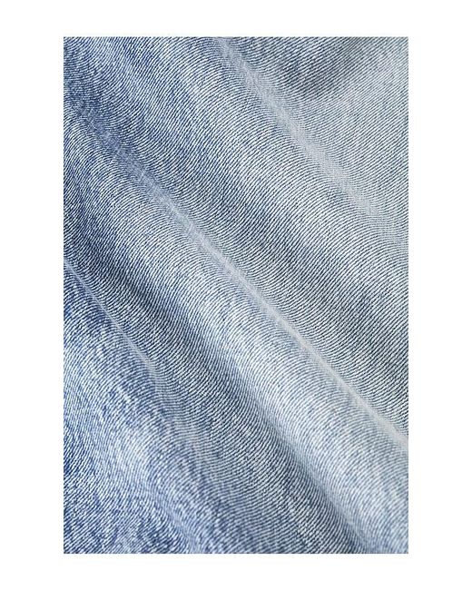 GRLFRND Blue Austen Low Rise Belted