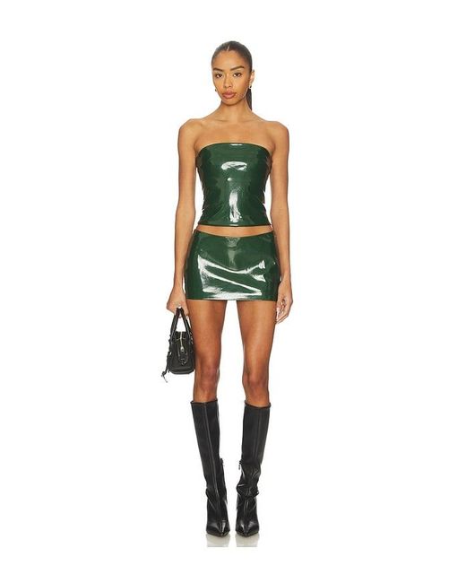 CULTNAKED Green Killa Strapless Top