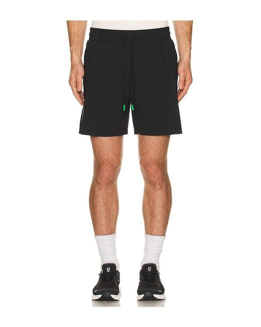 Malbon Black Performance Poly Tech Shorts for men