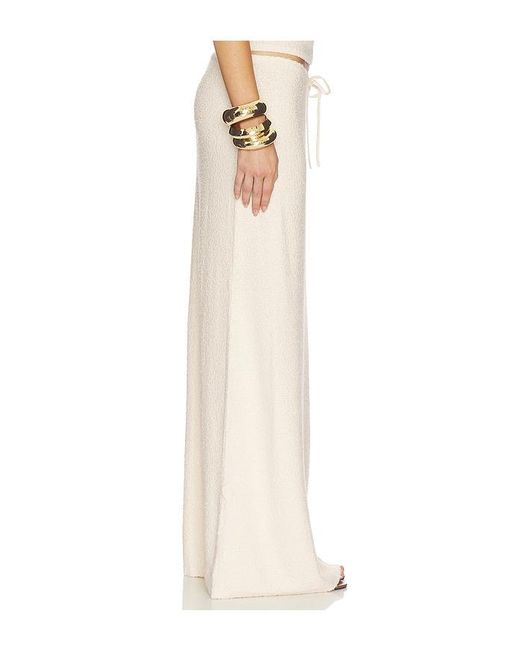 SRG White Tamilore Textured Knit Skirt