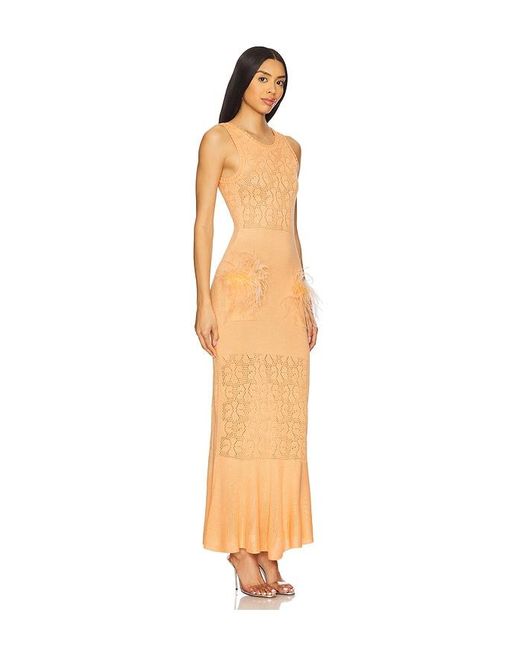 Andreeva White Midi-Kleid Dress