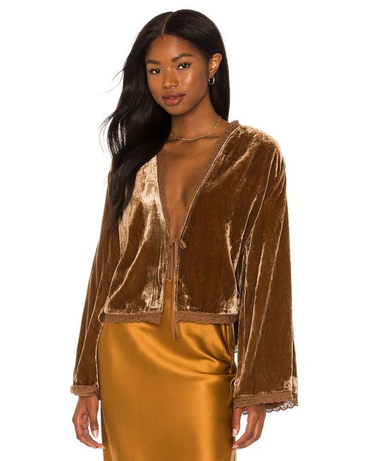 Free people hotsell velvet jacket