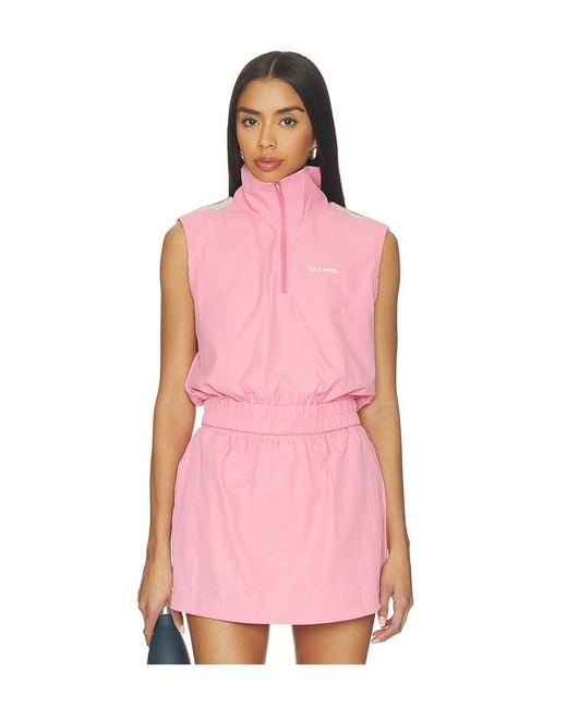 Gold Hinge Pink Active Ease Half Zip