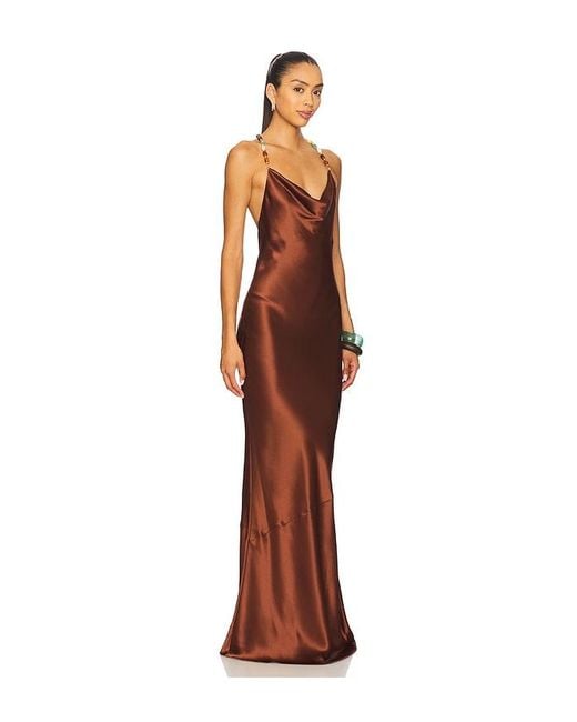 retroféte Brown Finley Dress