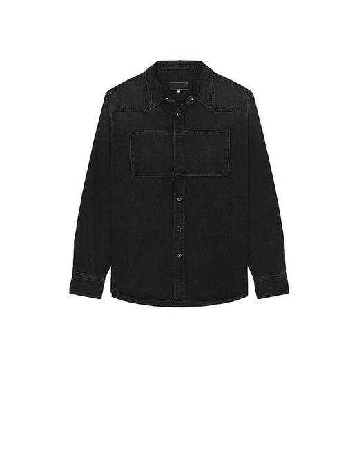 メンズ MM6 by Maison Martin Margiela Long Sleeved Shirt Black
