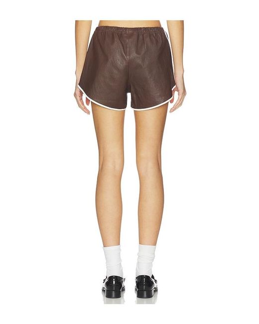 SPRWMN Multicolor Dolphin Leather Shorts