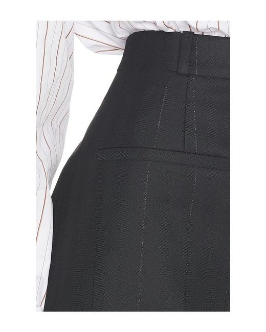 Anine Bing Black Kora Mini Skirt