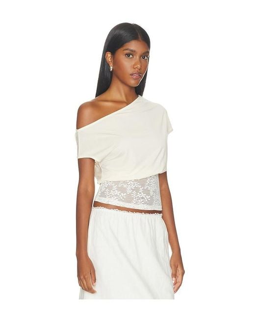 Lioness White Etoile Off Shoulder Top