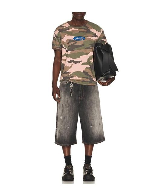 ANDERSSON BELL Multicolor Essential Camouflage Ringer T-Shirt for men