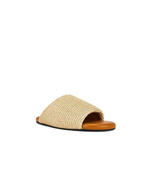 Simon Miller White Raffia Bubble Slide