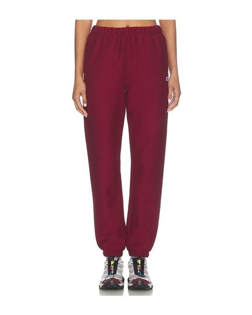 Champion Red Reverse Weave Sweatpant