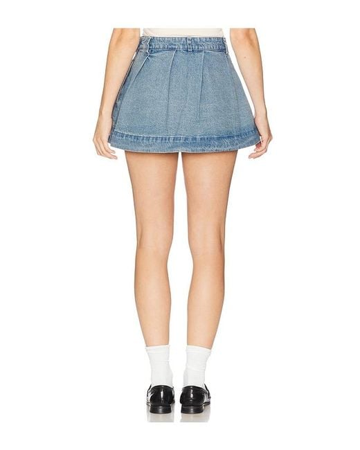 Show Me Your Mumu Blue Lohan Mini Skort