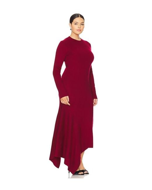 L'academie Red 'Academie Odelya Asymmetrical Dress