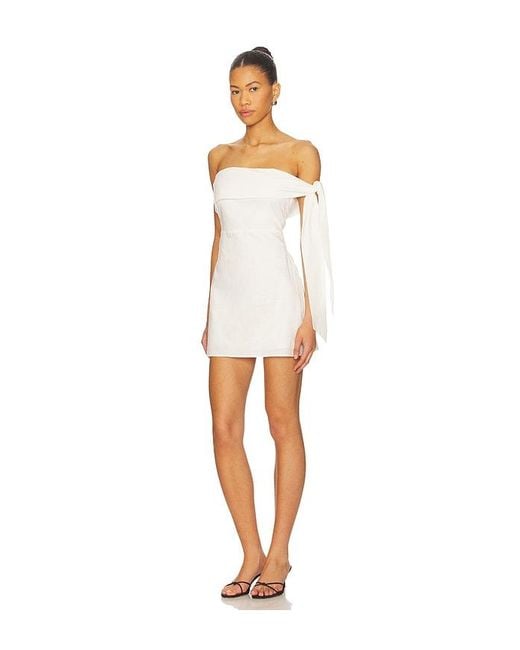 SNDY'S White Jaymie Mini Dress