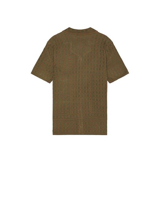 メンズ Scotch & Soda Knitted ボタンダウンシャツ Green