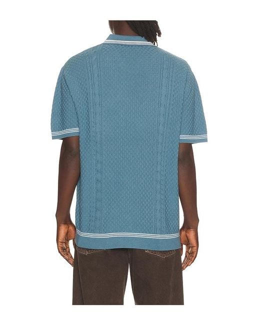 Malbon Blue Navarro Polo for men