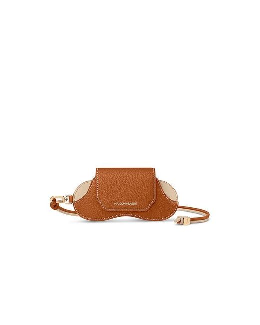 Maison De Sabre Brown Sunglass Sling Case