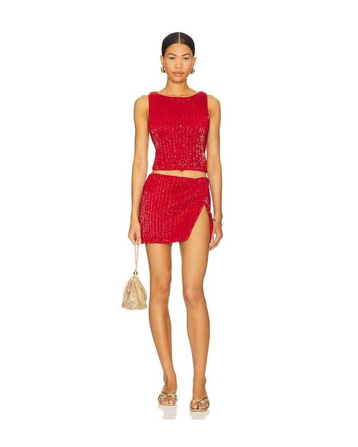 Lovers + Friends Red Selma Top