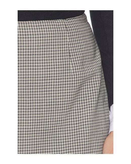 Rag & Bone Gray Piper Wool Skirt