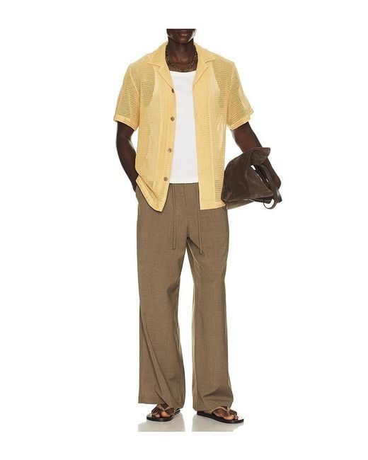 Oas Yellow Terra Cuba Shirt for men