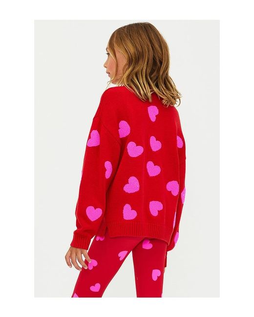 Beach Riot Red Little Callie Sweater