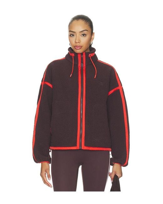 P.E Nation Red Lennon Sherpa Jacket