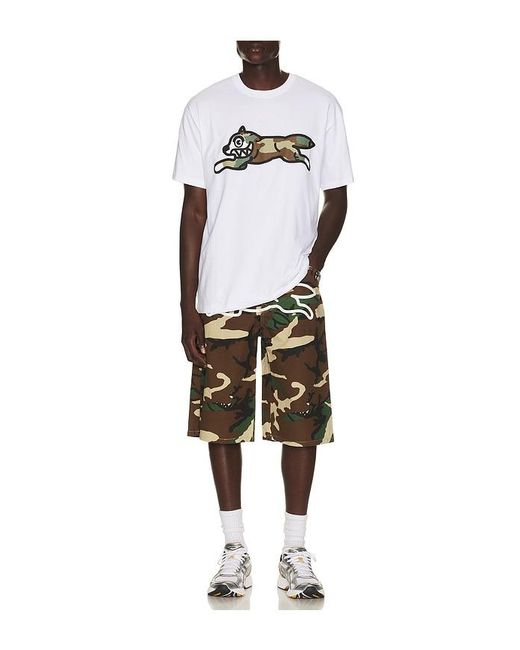 ICECREAM White Camo Dog Short Sleeve Tee for men