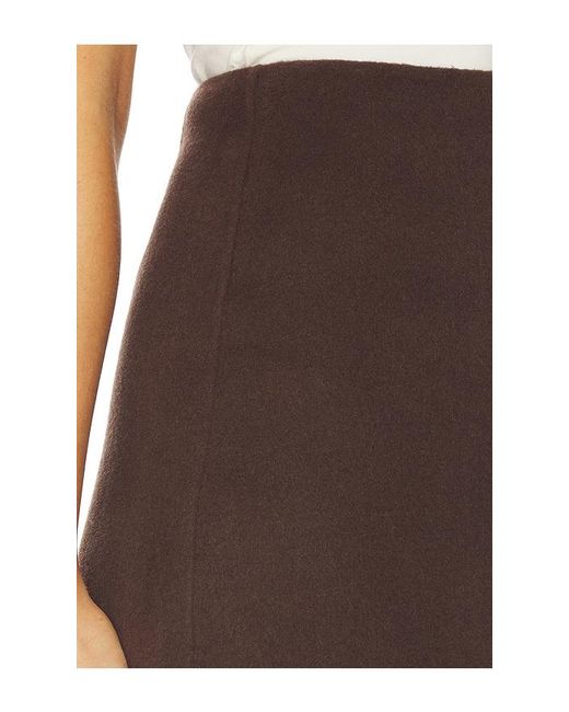 L'academie Black Milly Wool Mini Skirt