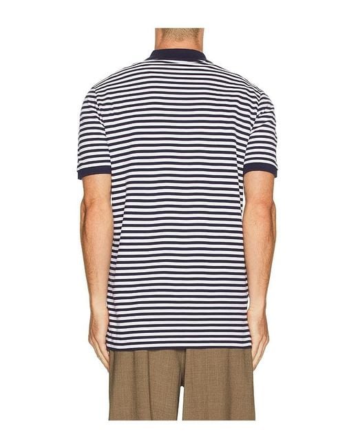 Polo Ralph Lauren Blue Short Sleeve Mesh Polo Classic Fit for men