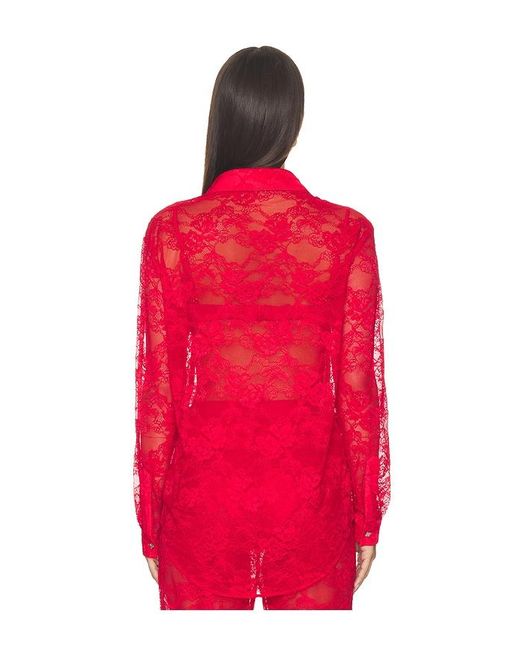 Muma World Red Aka Sukara Laced Classic Shirt