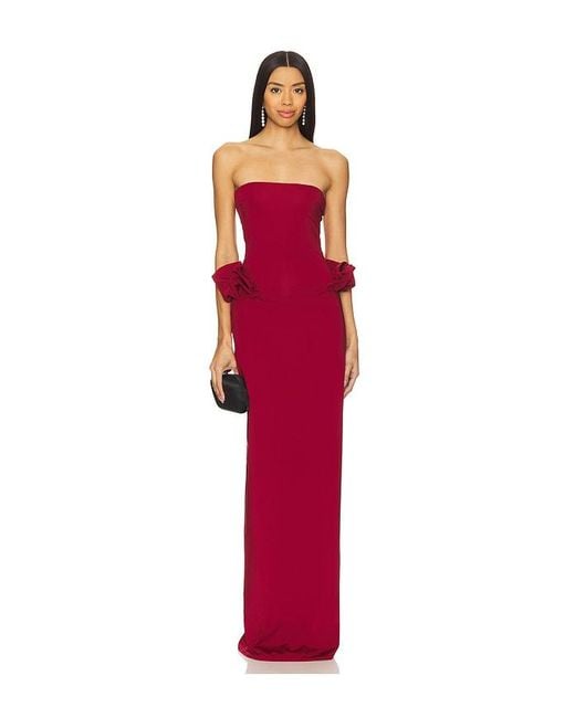 Maygel Coronel Red Calliope Dress