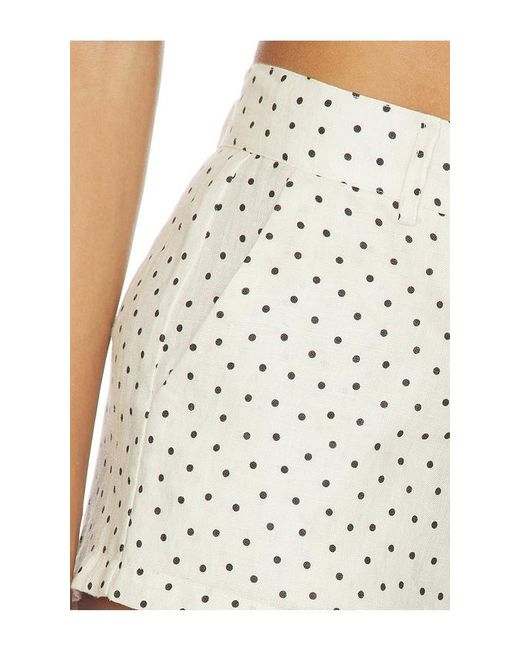 AEXAE White X Revolve Linen Pencil Short