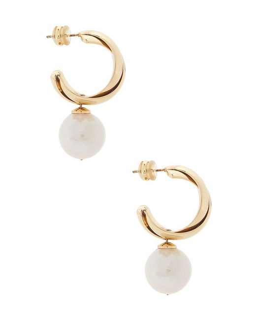 Shashi Metallic Ross Pearl Earring