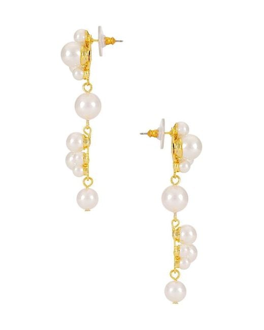 Pendientes Pernilla En Color Ivory Talla En Jennifer Behr de color White