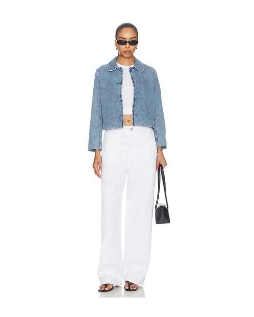 FRAME Blue The Palm Jacket