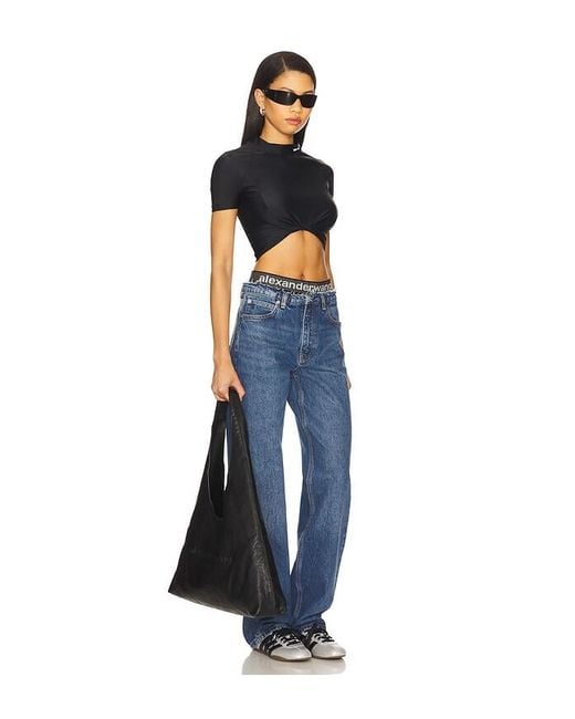 Alexander Wang Black Pike Large Hobo Bag