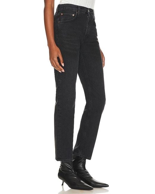 Agolde Black Parker Long Jeans