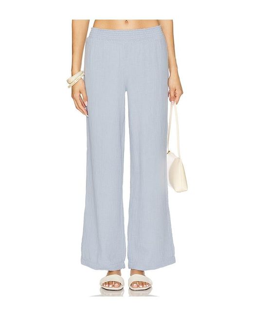 Bobi Blue Beach Wide Leg Pant