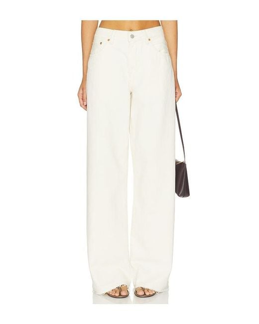 Denimist White Teri Wide Leg Jean