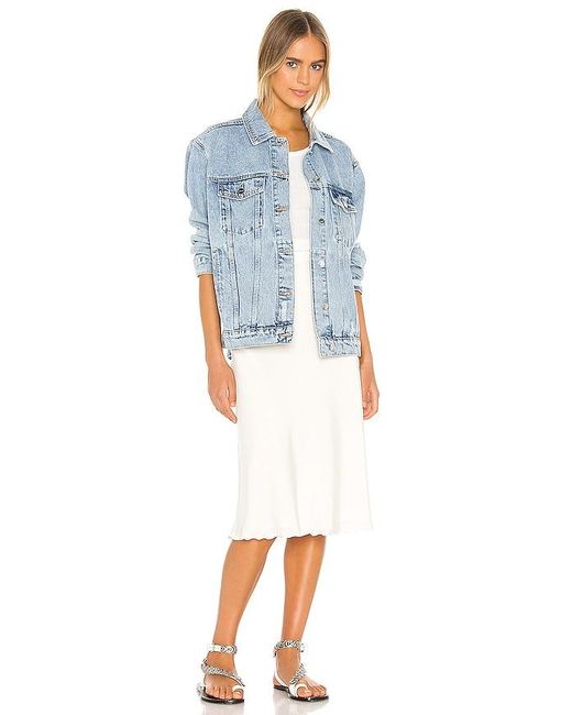 Anine Bing Blue Rory Denim Jacket