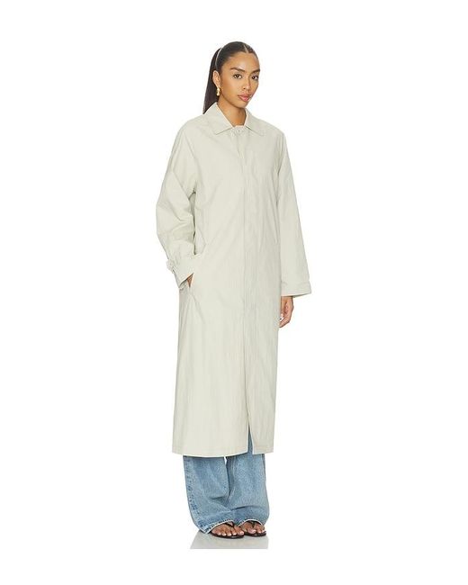Still Here White Trench Coat