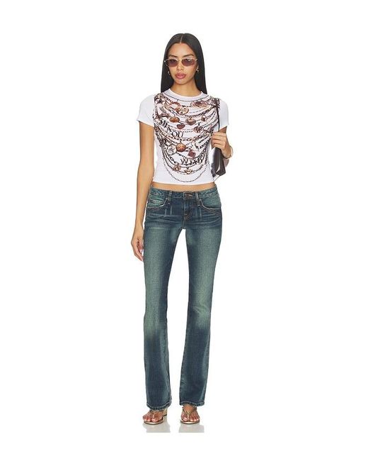 Miaou Blue Mini Tee
