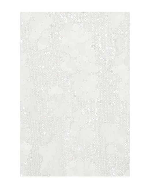 With Harper Lu White Mesh Tank Top