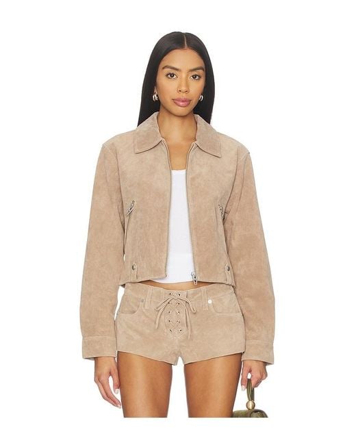 Blank NYC Natural Cropped Jacket