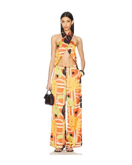 Seven Wonders Orange Mirage Pant