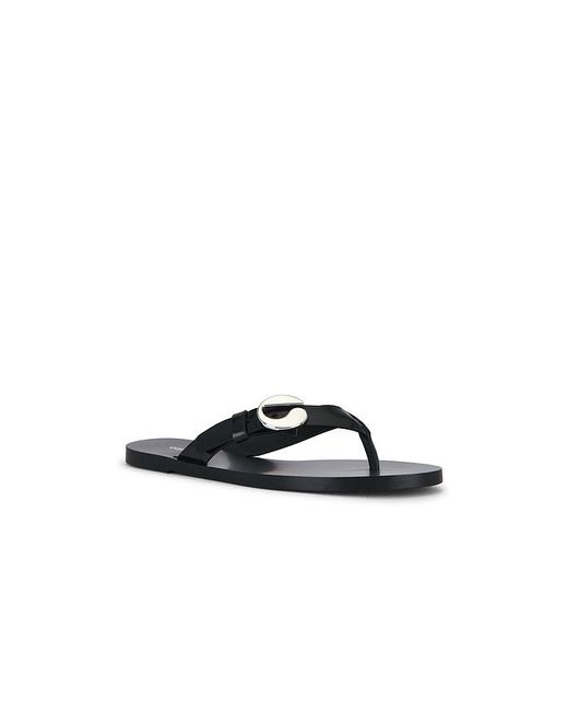 Coperni Black Sandale C Logo