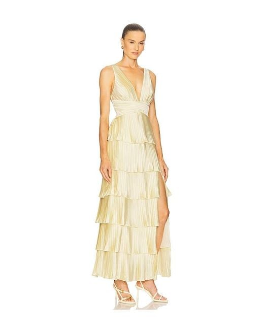 Lovers + Friends Metallic Matilda Maxi Dress