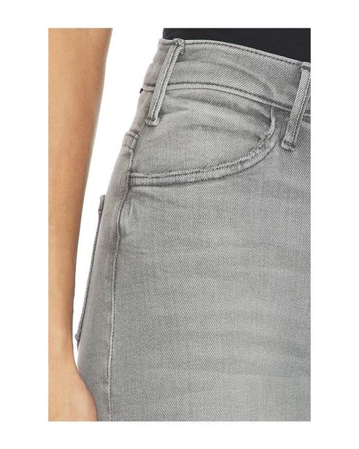 Mother Gray The Hustler Roller Skimp Jeans